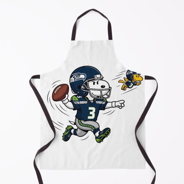 Item preview, Snoopy Woodstock Seahawks Football Player designed and sold by FlowsUp.