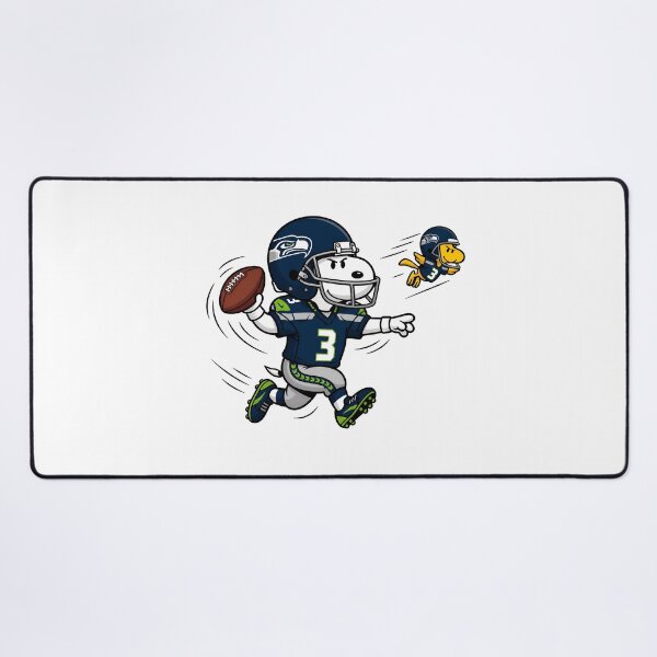 Item preview, Snoopy Woodstock Seahawks Football Player  designed and sold by FlowsUp.