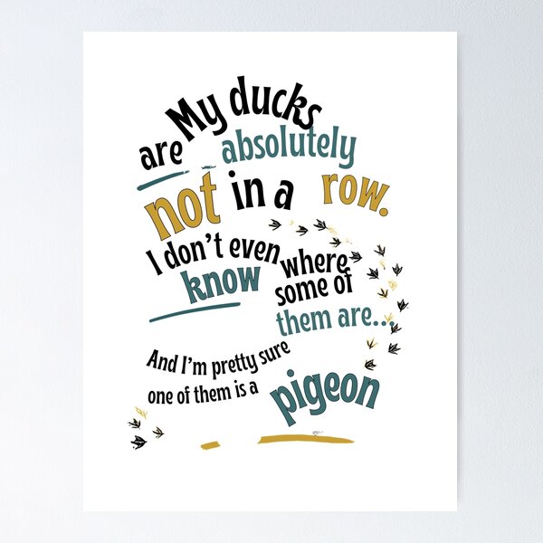 Item preview, Ducks In A Row designed and sold by LaughandLaugh.