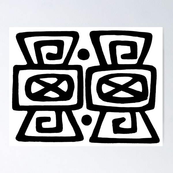 Item preview, Traditional Mayan Art Drawing designed and sold by colliophoto.