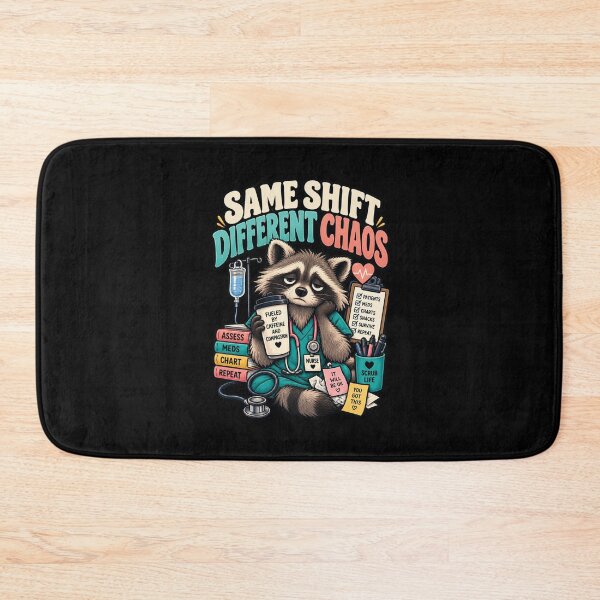 Item preview, Same Shift Different Chaos - Funny Nurse Life Gift designed and sold by Ridaelb.