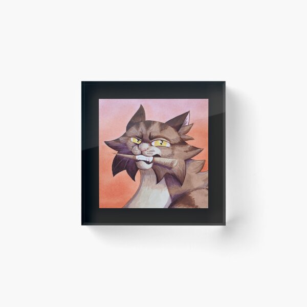 Item preview, Feral Guardian Warrior Cat Battle Scars Fantasy Art designed and sold by KabuzzleDesigns.