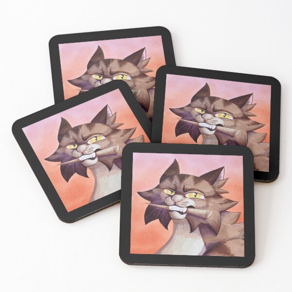 Item preview, Feral Guardian Warrior Cat Battle Scars Fantasy Art designed and sold by KabuzzleDesigns.