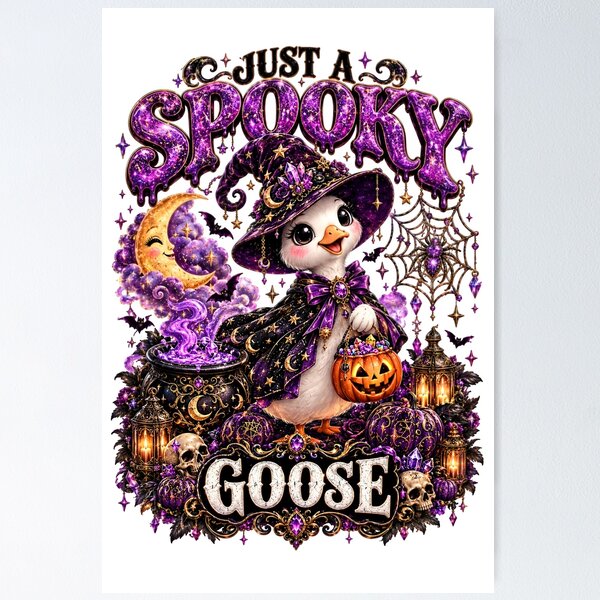Item preview, Halloween Just A Spooky Goose Witch Hat designed and sold by Sovereign Supply Co..