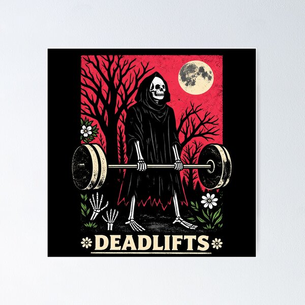 Item preview, Skeleton Deadlift Gym designed and sold by Eddiepublic.