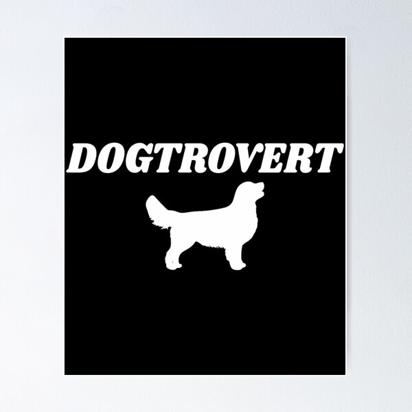 Item preview, Funny Dogtrovert Golden Retriever Introvert Dog Gift designed and sold by HUBERitC-oCYCN.
