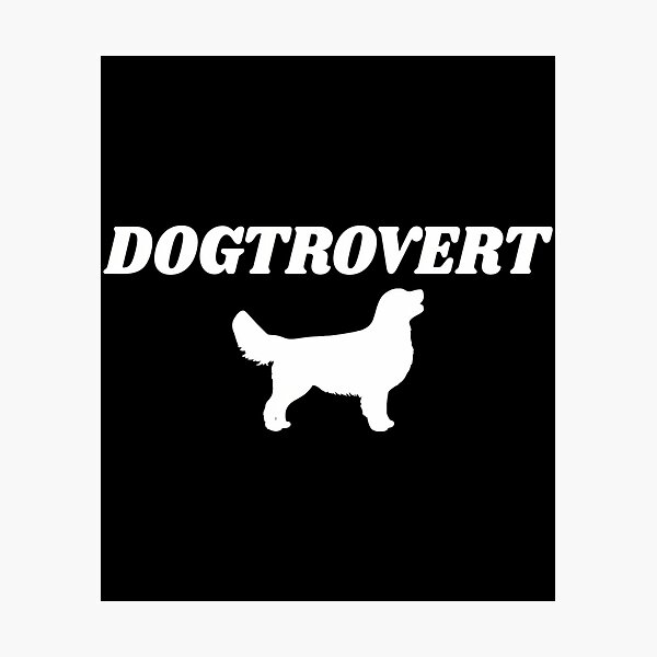Item preview, Funny Dogtrovert Golden Retriever Introvert Dog Gift designed and sold by HUBERitC-oCYCN.