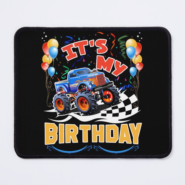 Item preview, It is My Birthday Boy Monster Truck Car Party Day Kids Cute designed and sold by TaraxDoolittle.