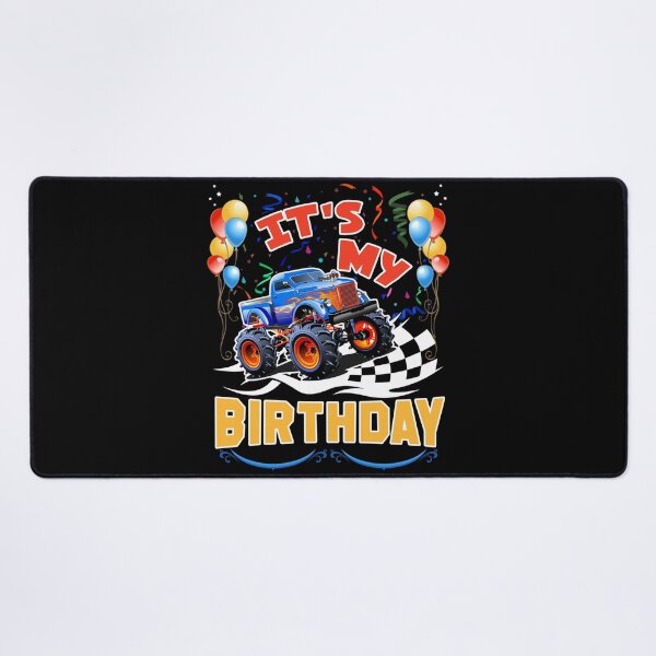 Item preview, It is My Birthday Boy Monster Truck Car Party Day Kids Cute designed and sold by TaraxDoolittle.