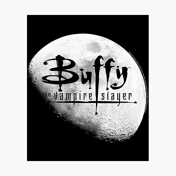 Item preview, Buffy The Vampire Slayer Buffy Logo Moon designed and sold by SangaSTRW.
