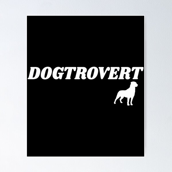 Item preview, Funny Dogtrovert Rottie Rottweiler Dog Gift designed and sold by HUBERitC-oCYCN.