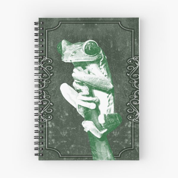 Item preview, Tree Frog Clinging to Branch Amphibian Portrait Green designed and sold by Ghoul Enterprises.