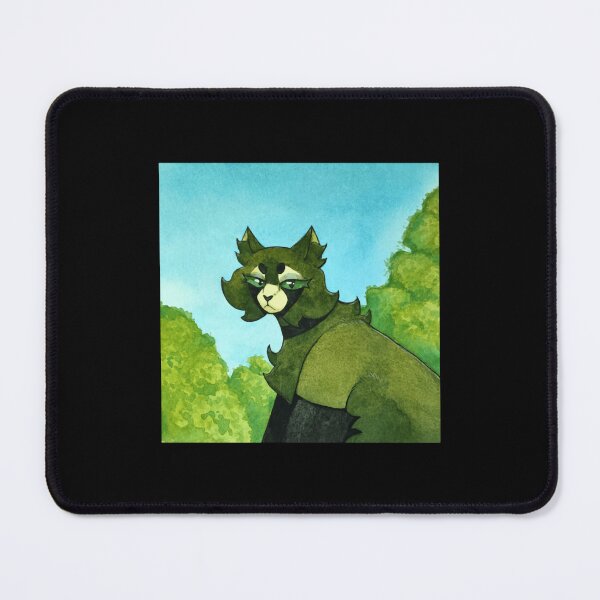 Item preview, Forest Edge Patrol Mystic Green Woodland Feline Design designed and sold by KabuzzleDesigns.