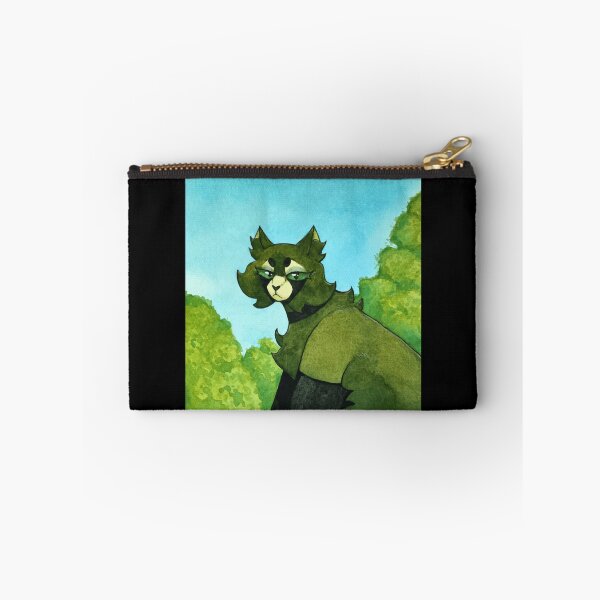 Item preview, Forest Edge Patrol Mystic Green Woodland Feline Design designed and sold by KabuzzleDesigns.