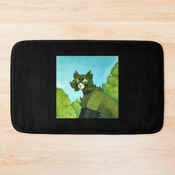 Item preview, Forest Edge Patrol Mystic Green Woodland Feline Design designed and sold by KabuzzleDesigns.