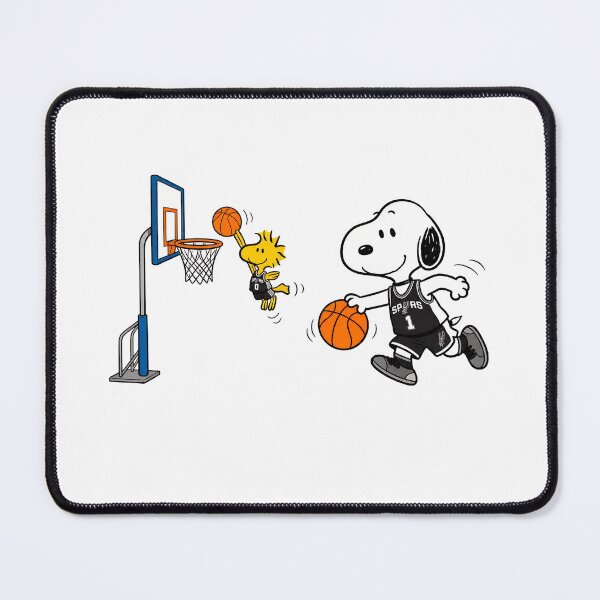 Item preview, Snoopy Woodstock Dunking Basketball Spurs designed and sold by FlowsUp.