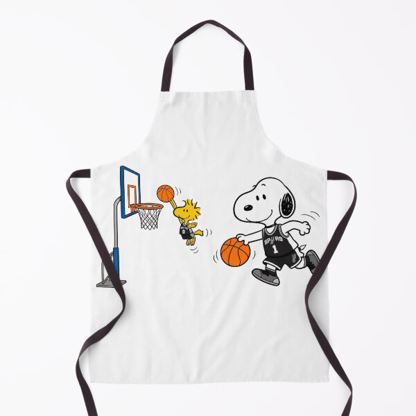 Artikelvorschau, Snoopy Woodstock beim Dunking gegen Basketball Spurs entworfen und verkauft von FlowsUp.