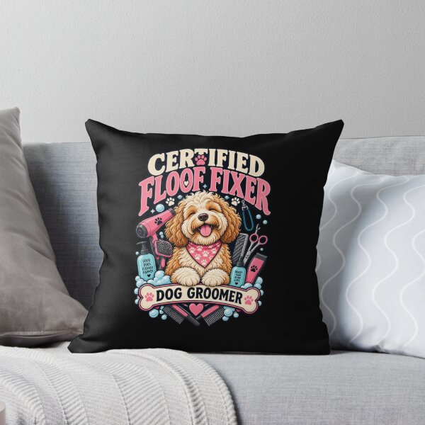 Item preview, Certified Floof Fixer - Funny Dog Groomer Gift designed and sold by Ridaelb.
