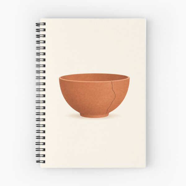 Item preview, Cracked Clay Bowl | Minimalist Earthy Still Life designed and sold by Zaramodo.