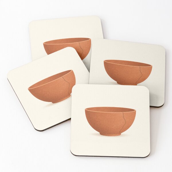 Item preview, Cracked Clay Bowl | Minimalist Earthy Still Life designed and sold by Zaramodo.
