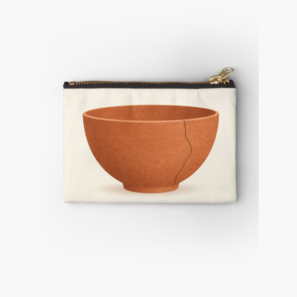 Item preview, Cracked Clay Bowl | Minimalist Earthy Still Life designed and sold by Zaramodo.