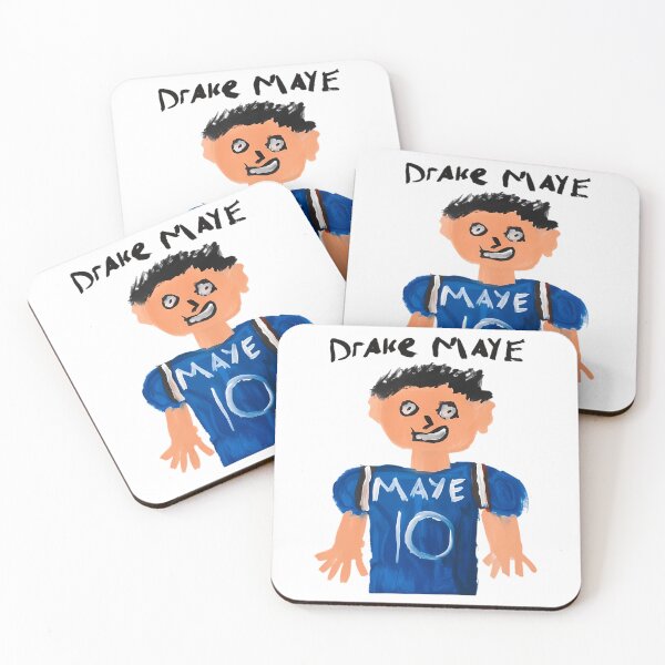 Item preview, Drake Maye Hand Drawn Painting designed and sold by ParadiM-eadors-.