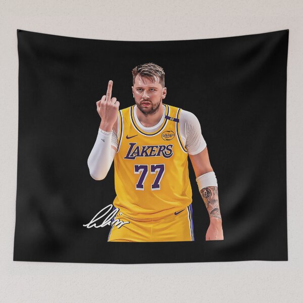 Item preview, Luka Doncic middle finger designed and sold by SangaSTRW.
