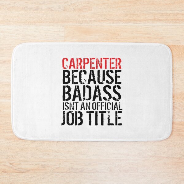 Item preview, Badass Carpenter Graphic Design for Woodworkers and Craft Enthusiasts designed and sold by speedgreen.