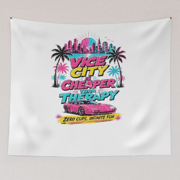 Item preview, Funny Vice City Gaming Design Classic  designed and sold by platzmaurice.