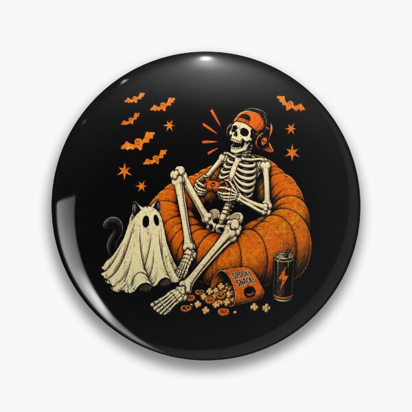 Item preview, Halloween Gaming Skeleton Funny Video Game Cozy Spooky designed and sold by schoolofbullies.