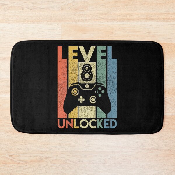 Item preview, Kids Level 8 Unlocked Funny Video Gamer 8th Birthday Gift designed and sold by TaraxDoolittle.