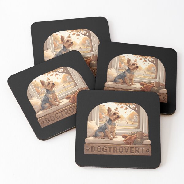 Item preview, Vintage Dogtrovert Yorkie Neighborhood Watch designed and sold by HUBERitC-oCYCN.