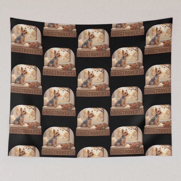 Item preview, Vintage Dogtrovert Yorkie Neighborhood Watch designed and sold by HUBERitC-oCYCN.
