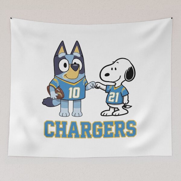 Item preview, Bluey And Snoopy Los Angeles Football Buddies designed and sold by DamianRoy88.