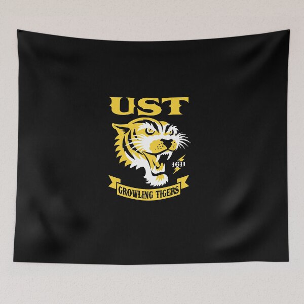 Item preview, UST Growling Tigers Mascot College Sports Art designed and sold by tamicantik47.