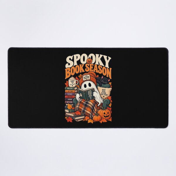 Item preview, Spooky Book Season - Cute Ghost Halloween Reader designed and sold by Ridaelb.