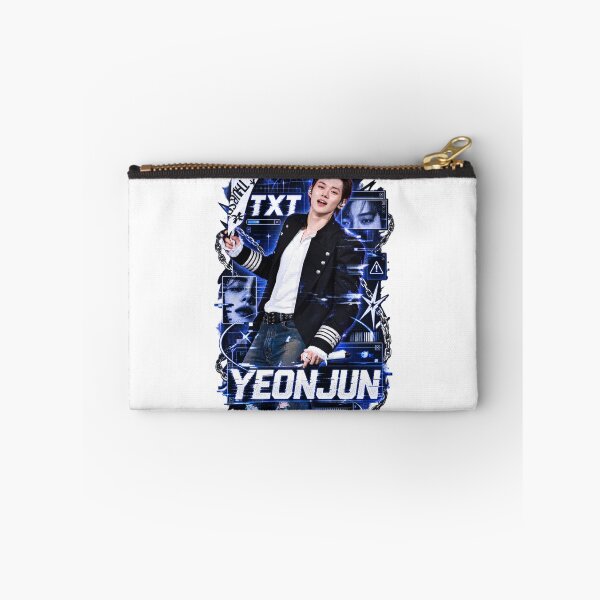 Item preview, TXT Yeonjun Iconic Stage Flag Cyber Blue Art designed and sold by Valeree Store.