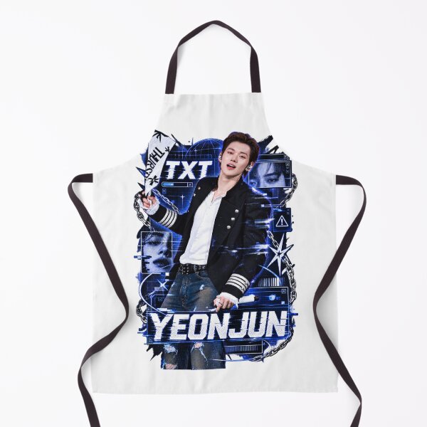 Item preview, TXT Yeonjun Iconic Stage Flag Cyber Blue Art designed and sold by Valeree Store.