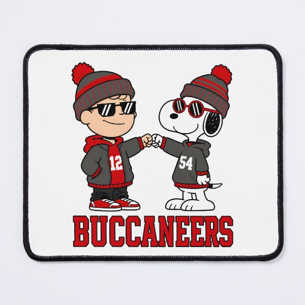 Item preview, Charlie Brown & Snoopy Tampa Bay Buccaneers Football Retro F262 designed and sold by GLUVY-THEME.