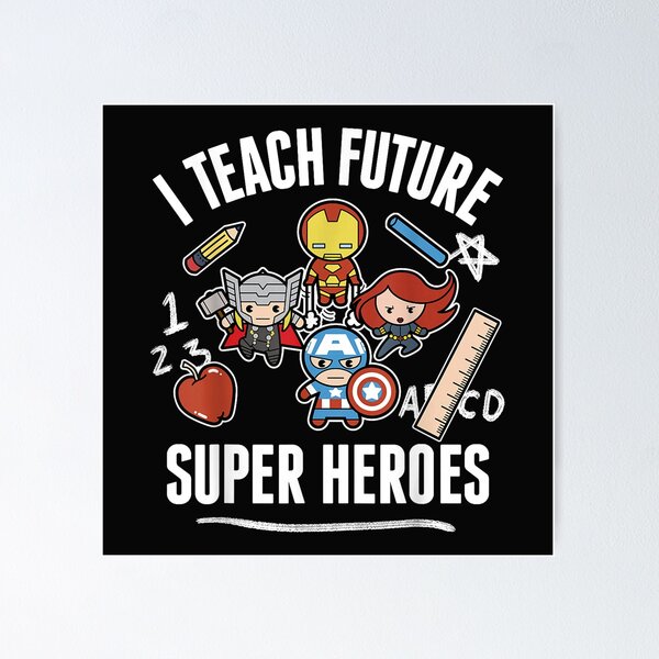 Item preview, Marvelzz Avengersss Classic I Teach Super Heroes Graphic designed and sold by deepbsimran.