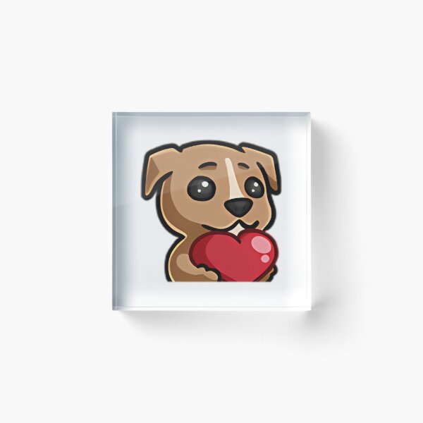 Item preview, Dog With Heart Hasl designed and sold by ri-npiegel.