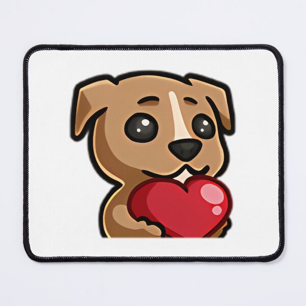 Item preview, Dog With Heart Hasl designed and sold by ri-npiegel.