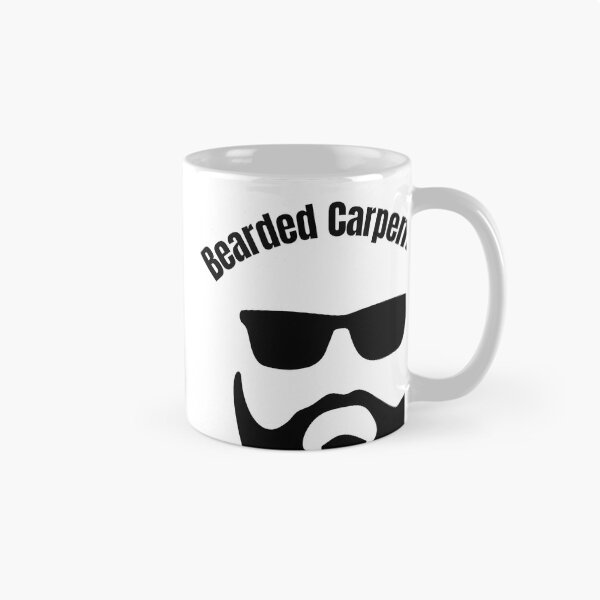 Item preview, Bearded Carpenter Illustration - Skilled Woodworker Art Design designed and sold by speedgreen.
