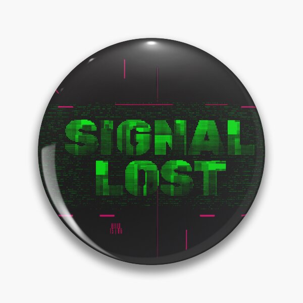 Item preview, Signal Lost - Retro Y2K Glitch Art Error Message designed and sold by DecibelDecor034.