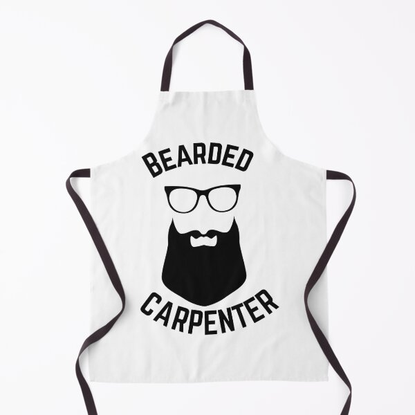 Item preview, Bearded Carpenter Illustration - Skilled Woodworker with Beard Design designed and sold by ivica36.