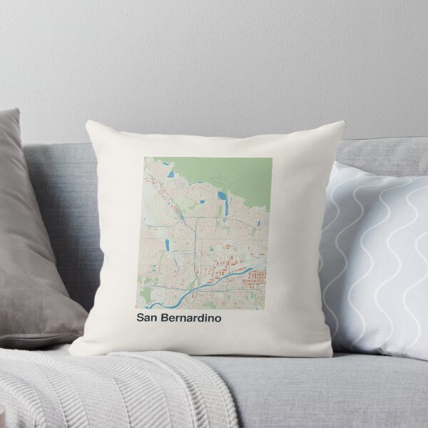 Item preview, San Bernardino Minimalistic Map Art designed and sold by MapsNerd.