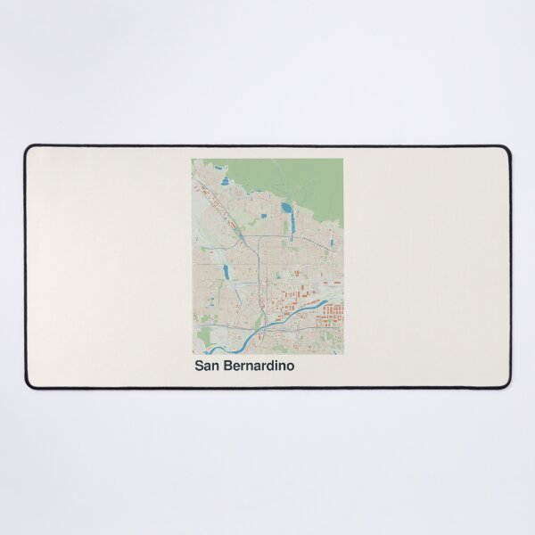 Item preview, San Bernardino Minimalistic Map Art designed and sold by MapsNerd.