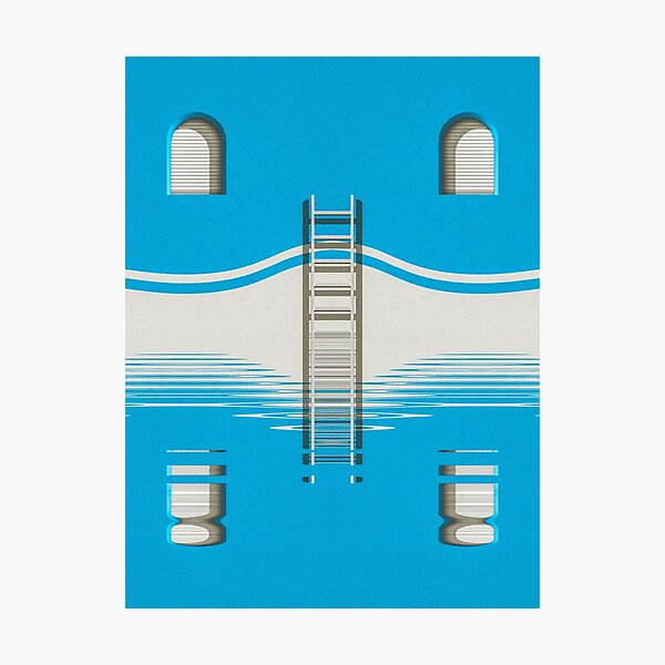 Item preview, arched windows and ladder curve and beach wave ripples designed and sold by mister-john.