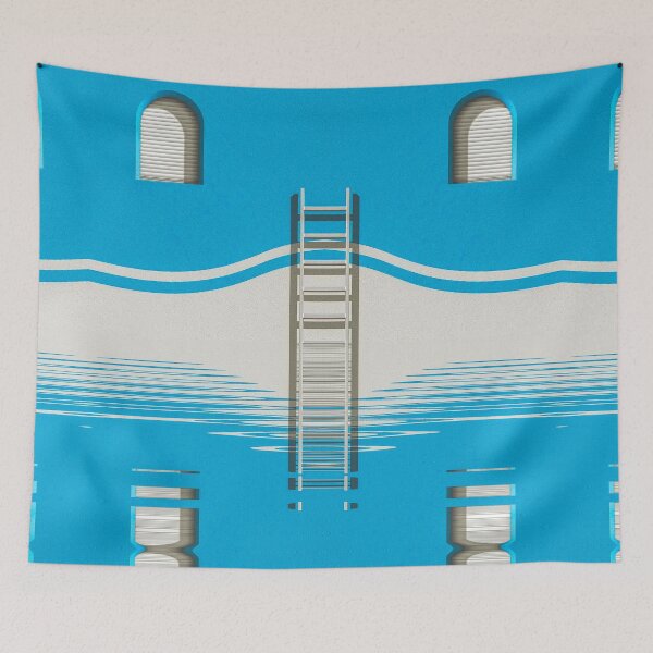 Item preview, arched windows and ladder curve and beach wave ripples designed and sold by mister-john.