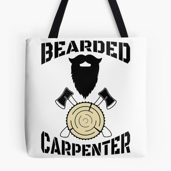 Item preview, Bearded Carpenter Woodworking Craftsmanship Design designed and sold by speedgreen.